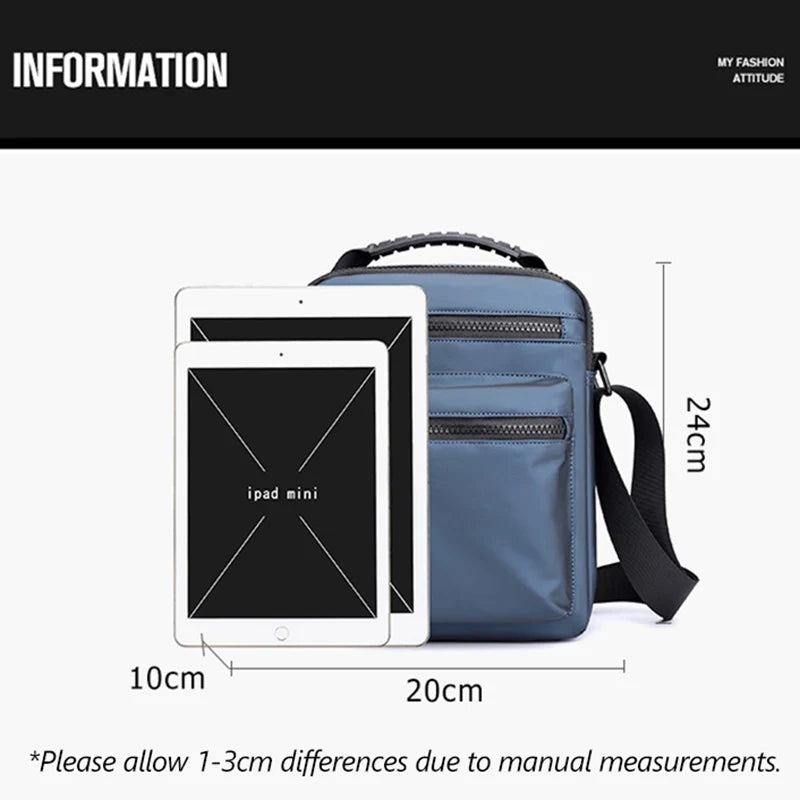 Multifunctional Men’s Messenger Bag