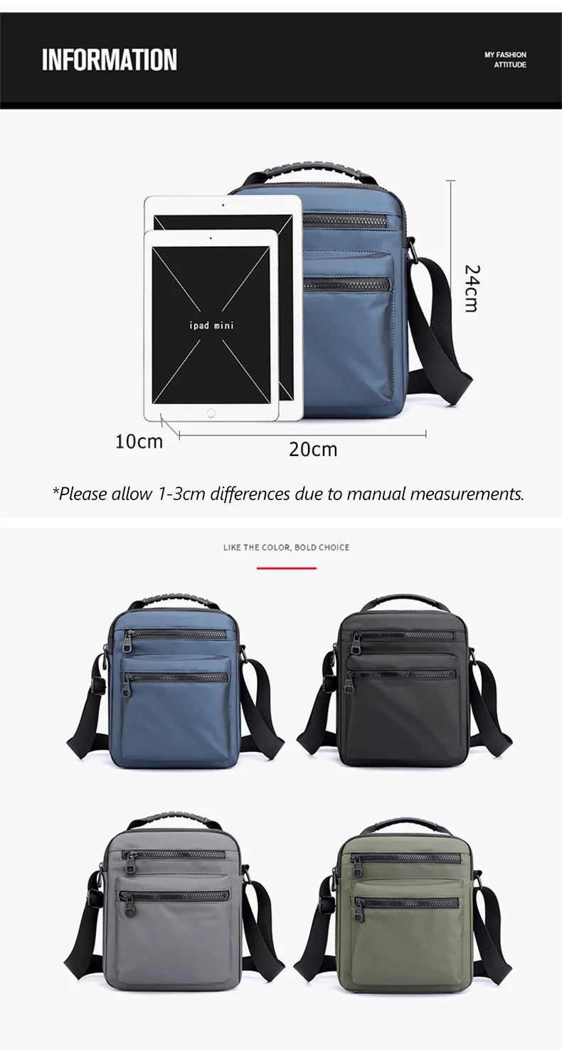 Multifunctional Men’s Messenger Bag