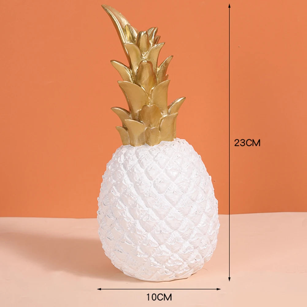 Elegant Pineapple Resin Ornament