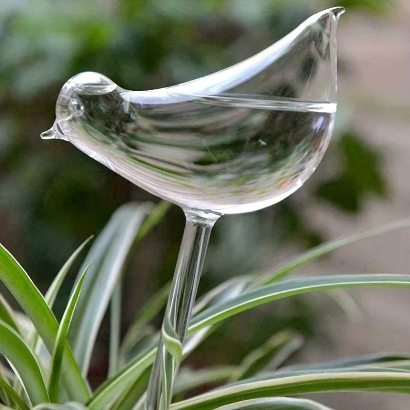 Elegant Imitation Glass Bird Automatic Waterer