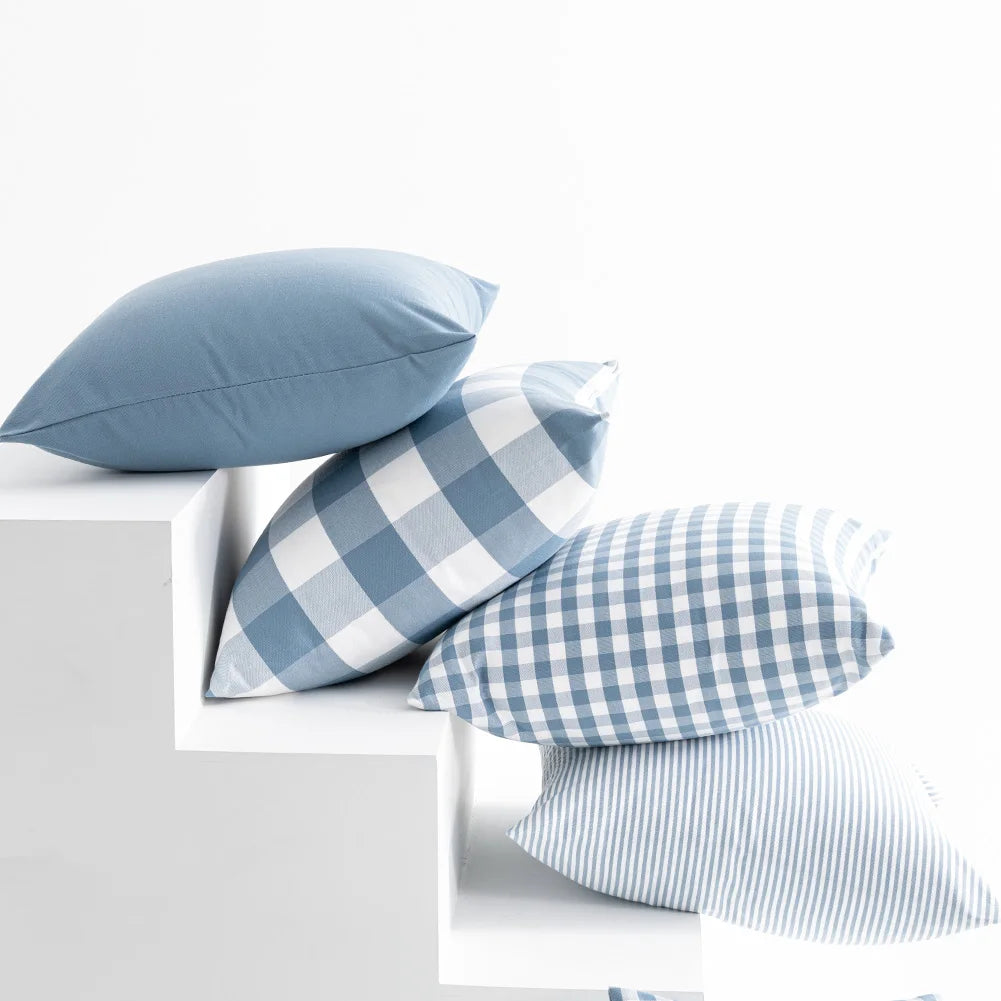 Crafted from quality fabric, it offers both comfort and durability, while the hidden zip fastening ensures a neat finish and easy removal for cleaning. Available in two versatile sizes — 30x50cm and 45x45cm — it suits a v