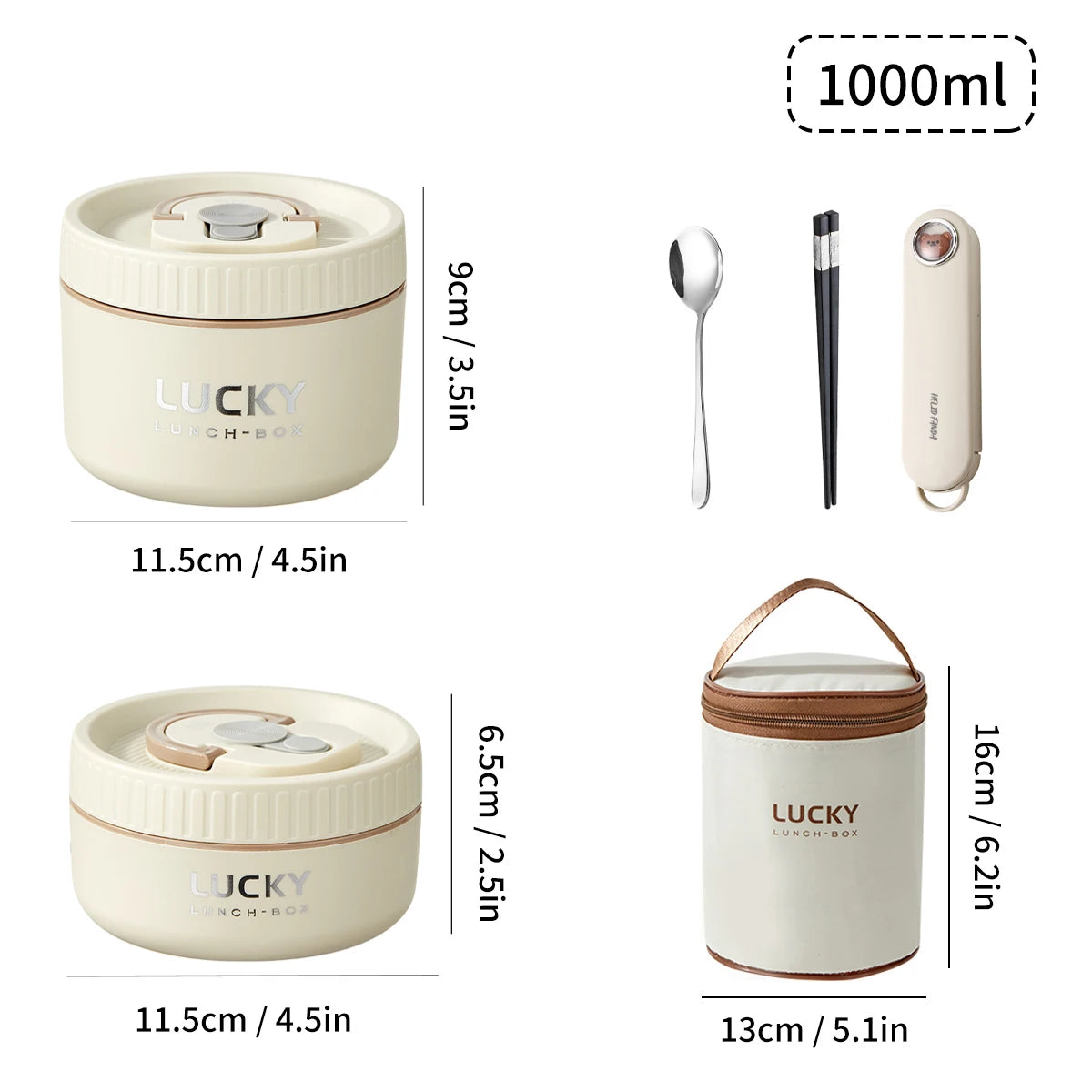 “Premium Stackable Thermal Lunch Box – 304 Stainless Steel Bento with Microwave-Safe Insulated Containers