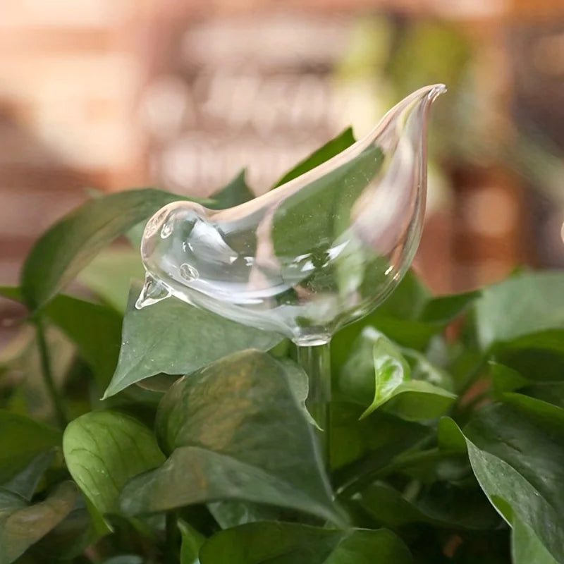 Elegant Imitation Glass Bird Automatic Waterer