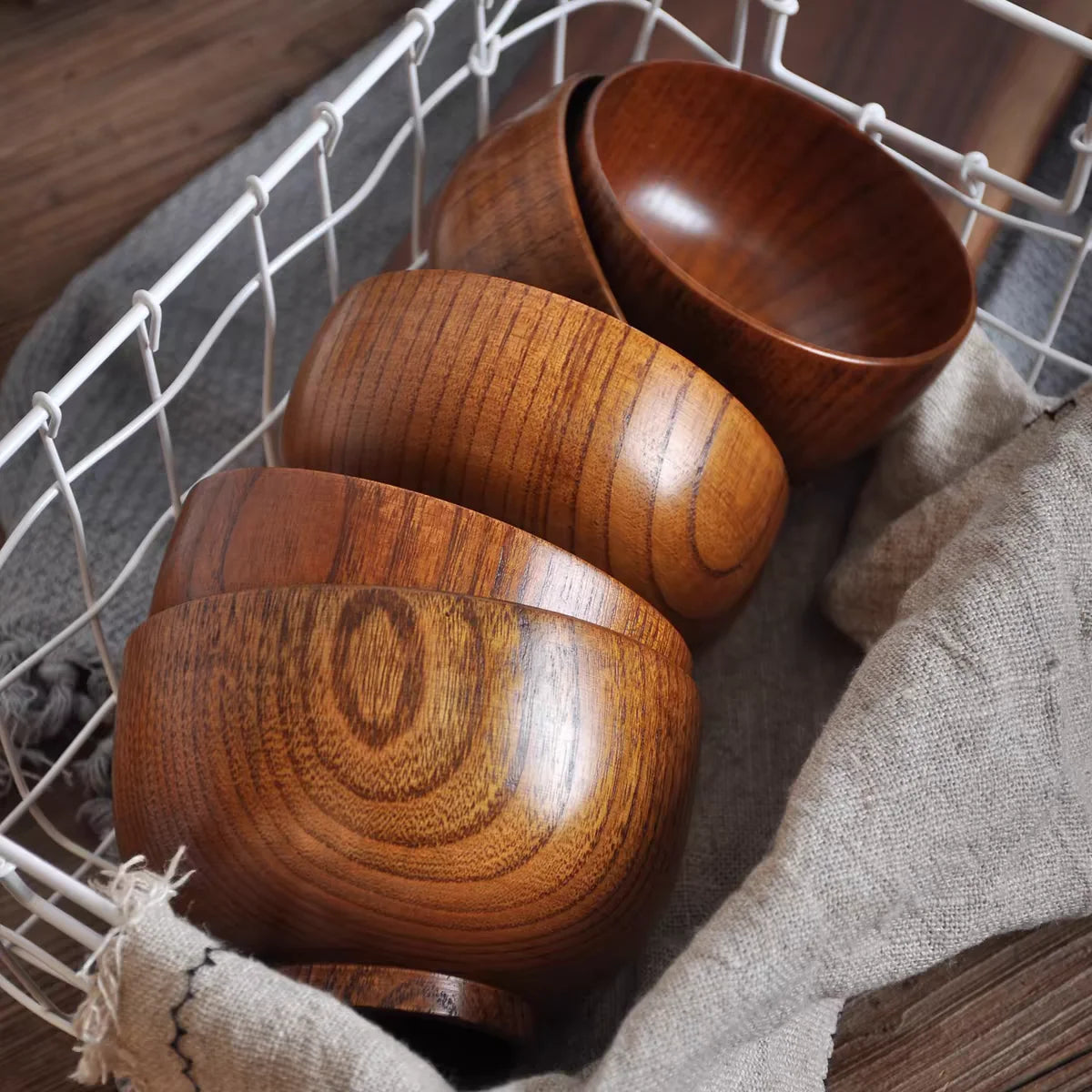 “Natural Harmony Wooden Bowl – Bring Warmth & Style to Every Meal