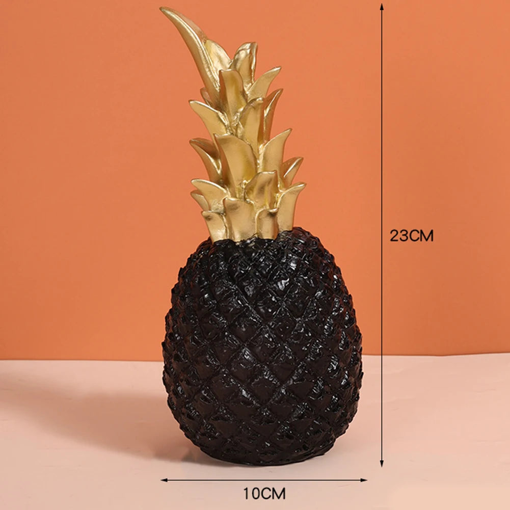 Elegant Pineapple Resin Ornament