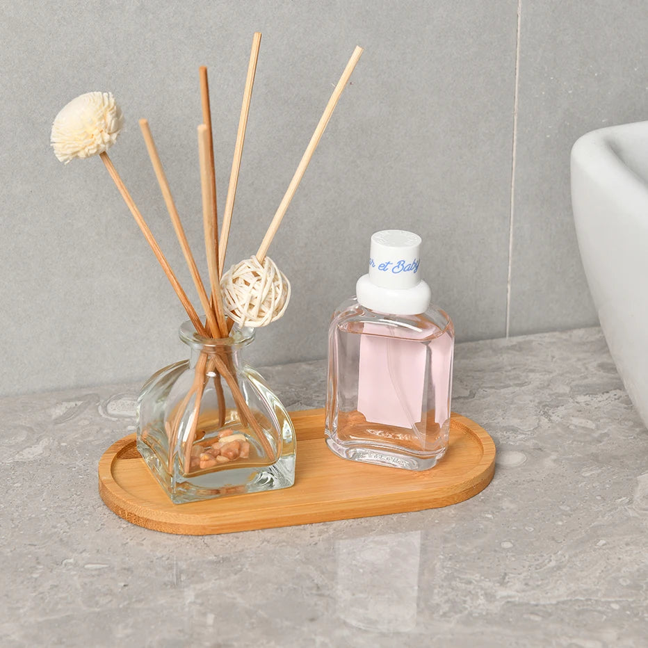 Natural Elegance Wooden Vanity Tray – Stylish Storage for Every Space