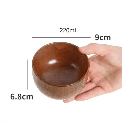 “Natural Harmony Wooden Bowl – Bring Warmth & Style to Every Meal