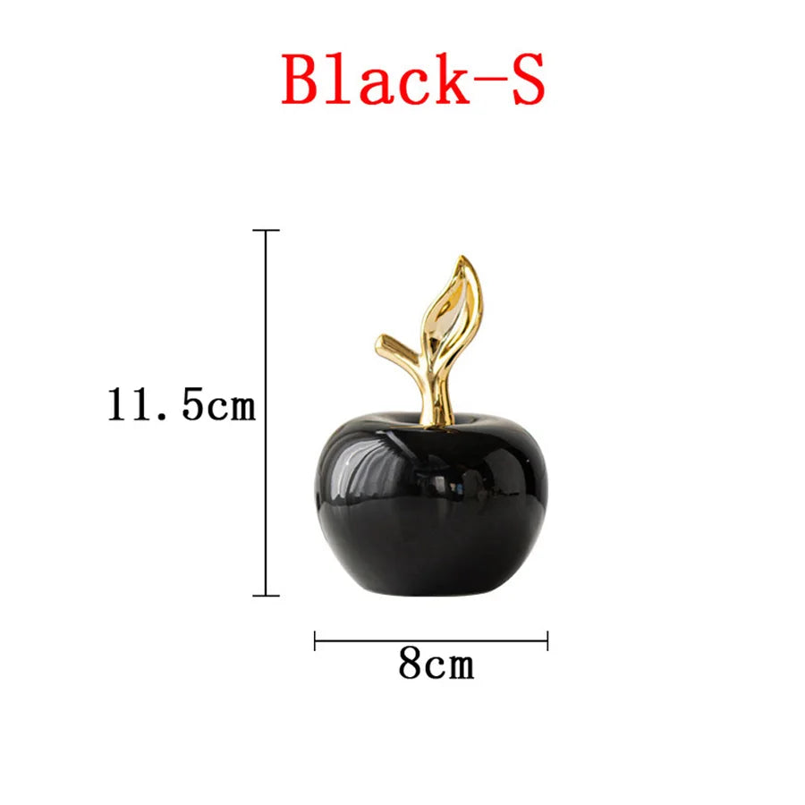 Charming Ceramic Apple Figurine
