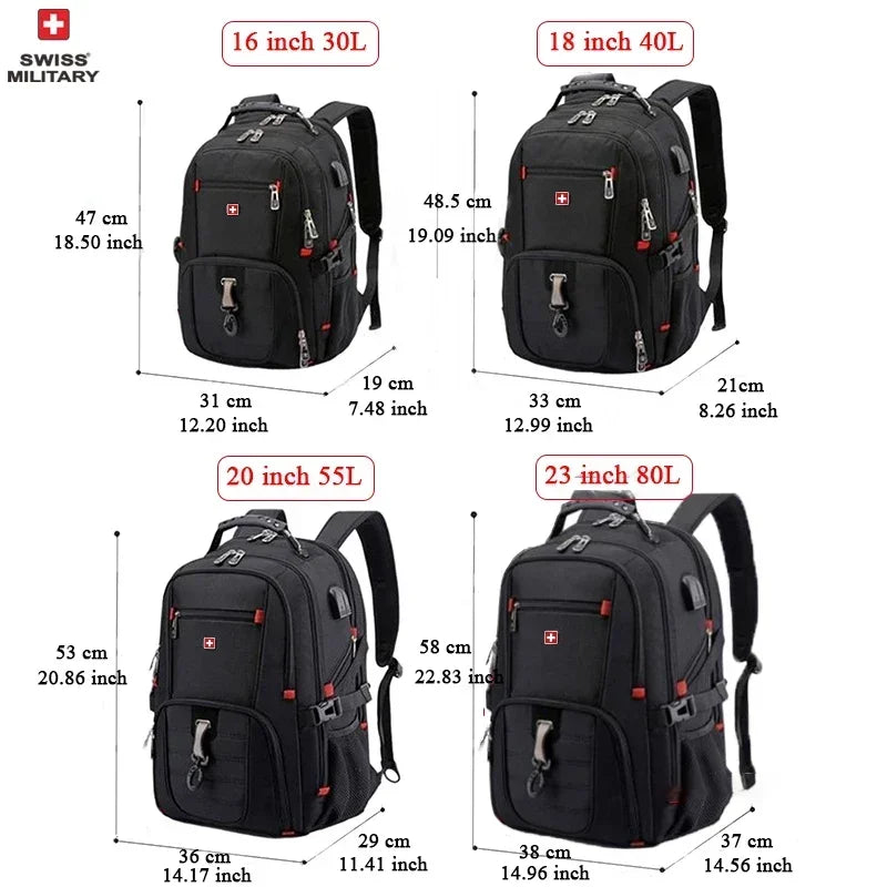 The Swiss-Style Laptop & Travel Backpack