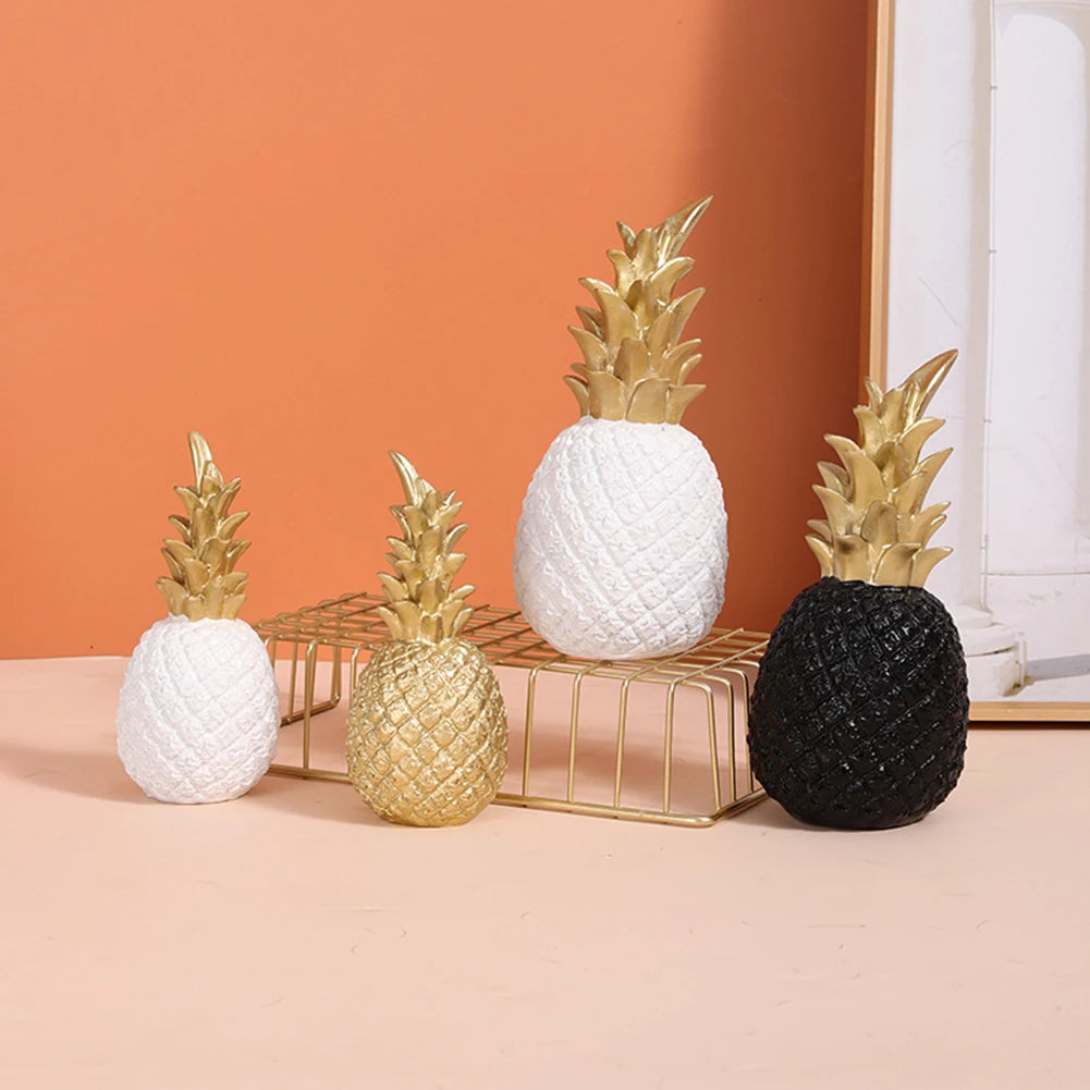 Elegant Pineapple Resin Ornament