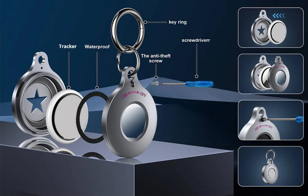 Rugged Waterproof Aluminium AirTag Case – Ultimate Protection Anywhere