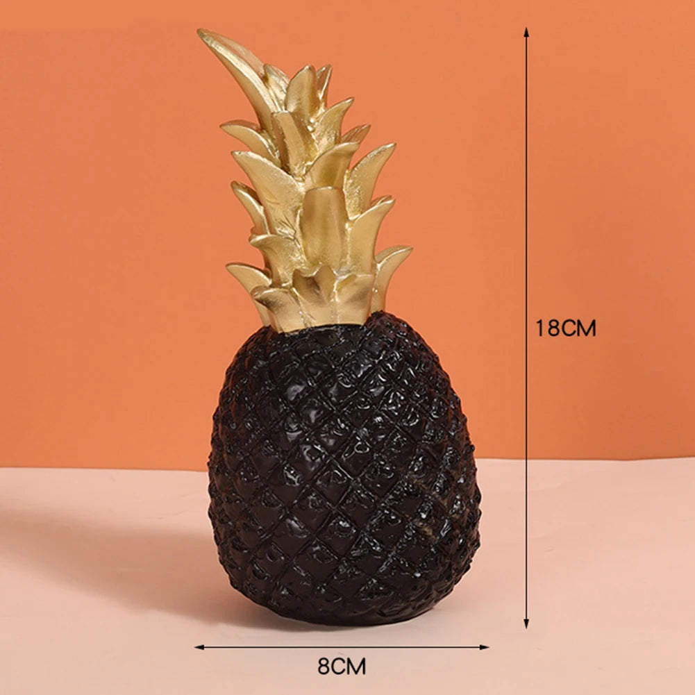 Elegant Pineapple Resin Ornament