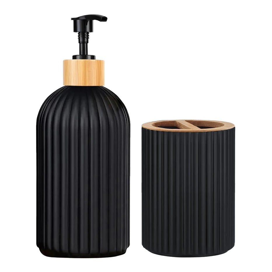 Elevate your bathroom décor with this elegant and practical Bathroom Countertop Organiser Set. Designed for both style and function, this all-in-one solution keeps your essentials tidy and easily accessible.