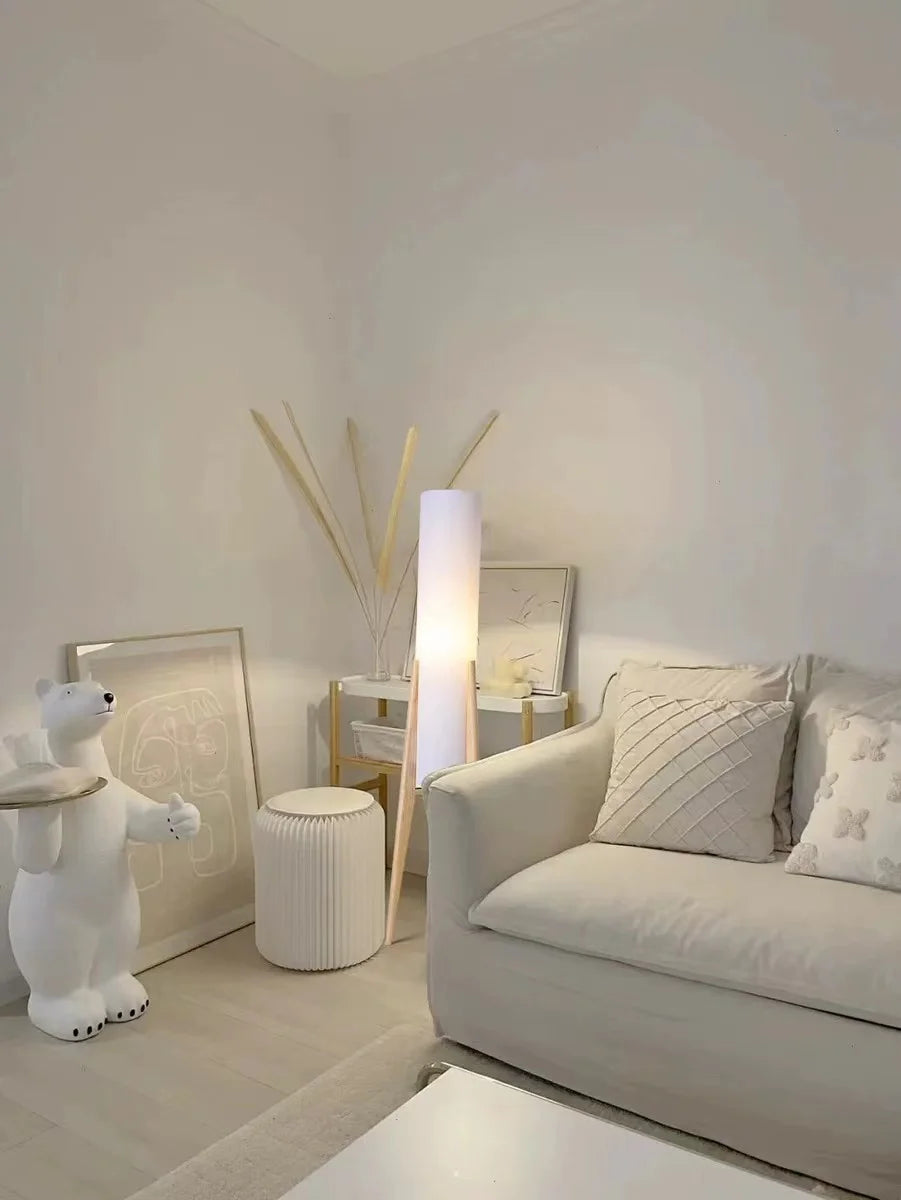 Sleek Modern Iron Floor Lamp
