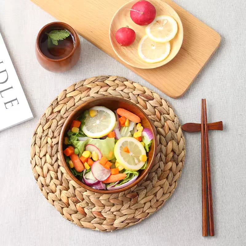 “Natural Harmony Wooden Bowl – Bring Warmth & Style to Every Meal