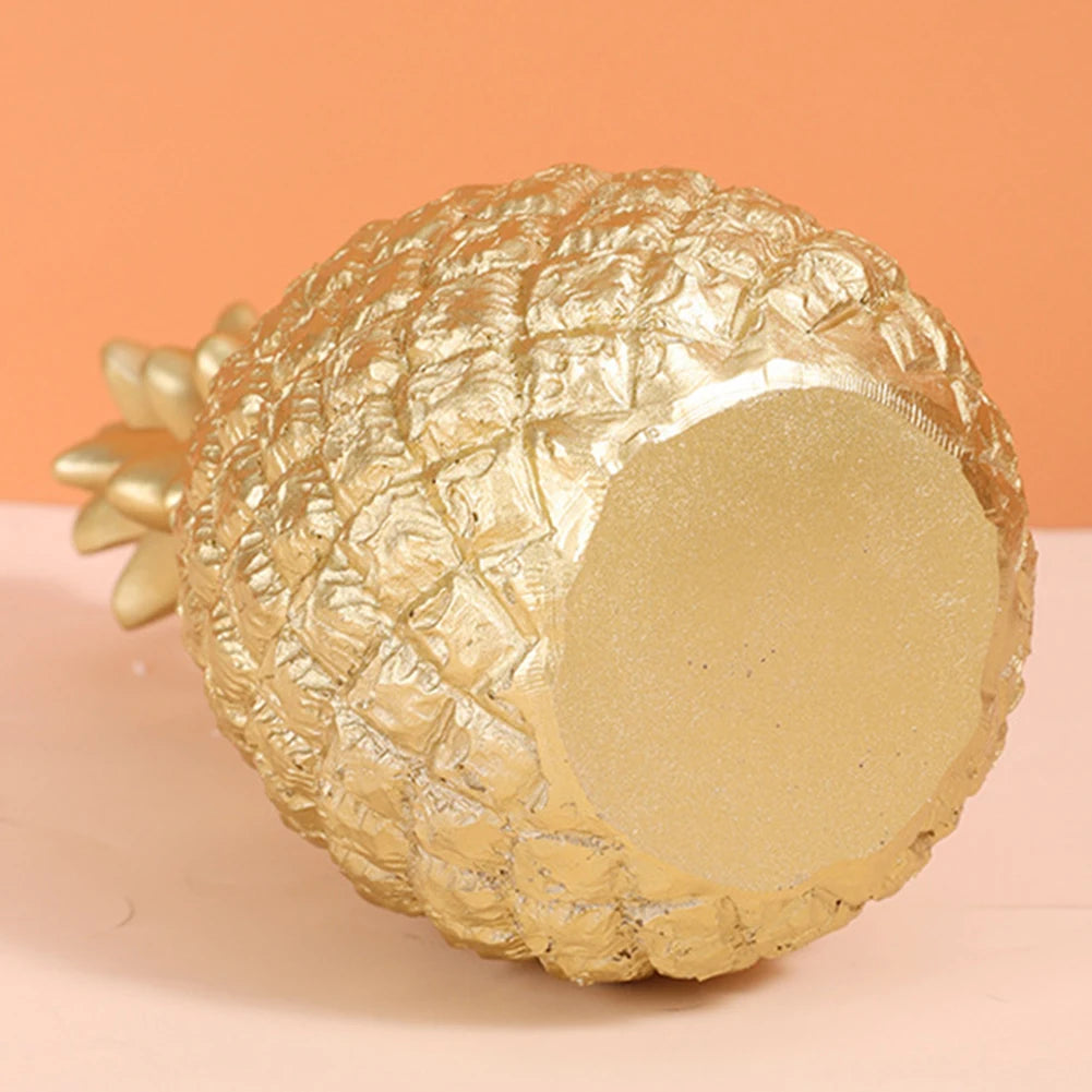 Elegant Pineapple Resin Ornament