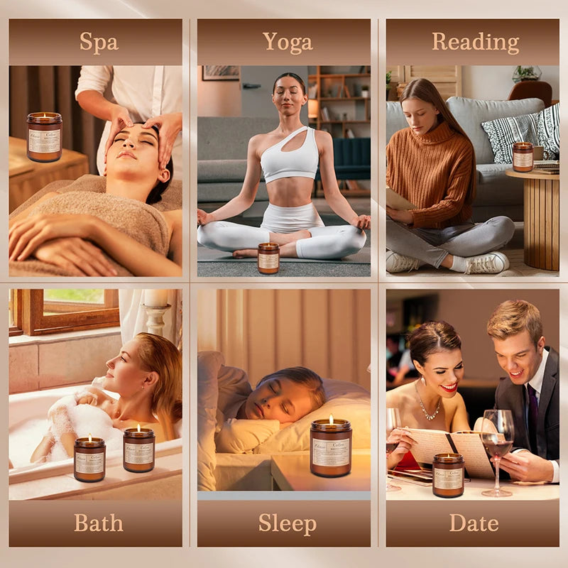 Whether you seek the energising freshness of citrus, the grounding warmth of wood, or the soothing comfort of lavender, each candle offers a unique olfactory journey tailored to your mood