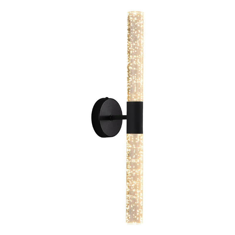Modern Bubbles Crystal Rod LED Wall Lamp