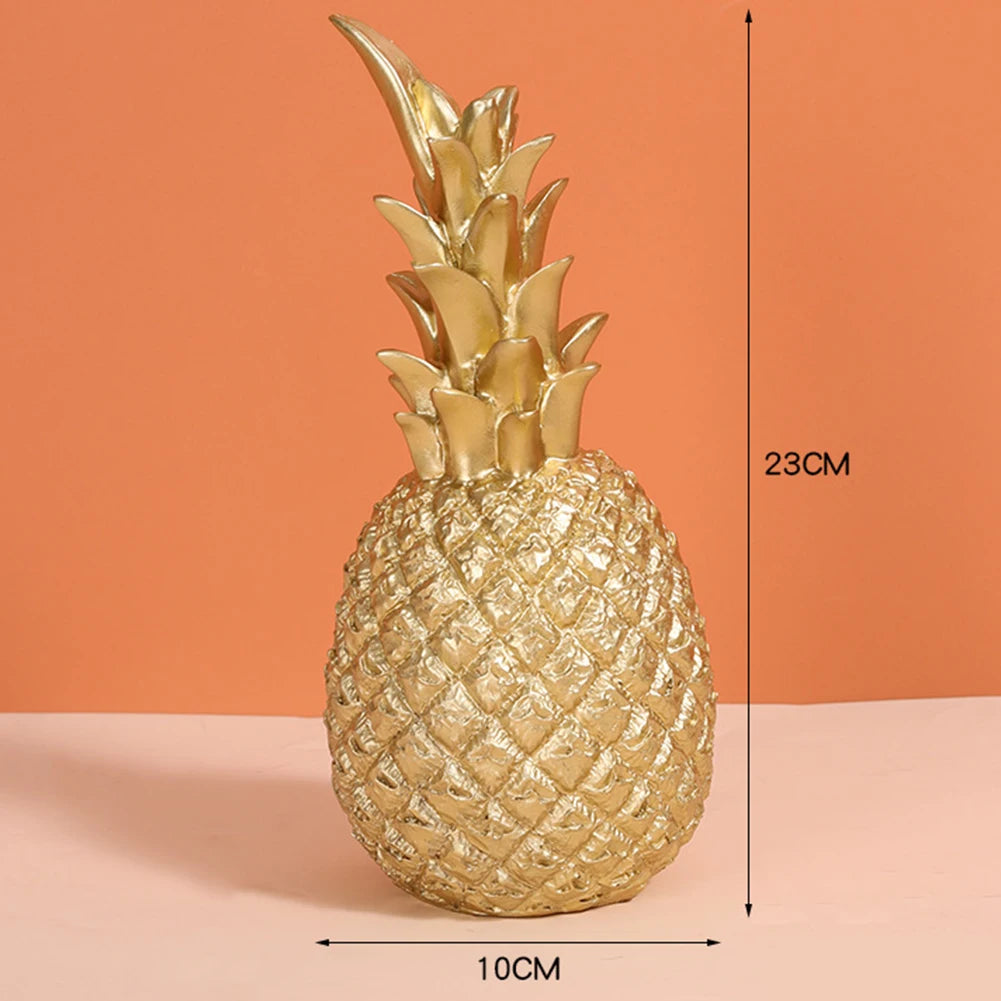 Elegant Pineapple Resin Ornament