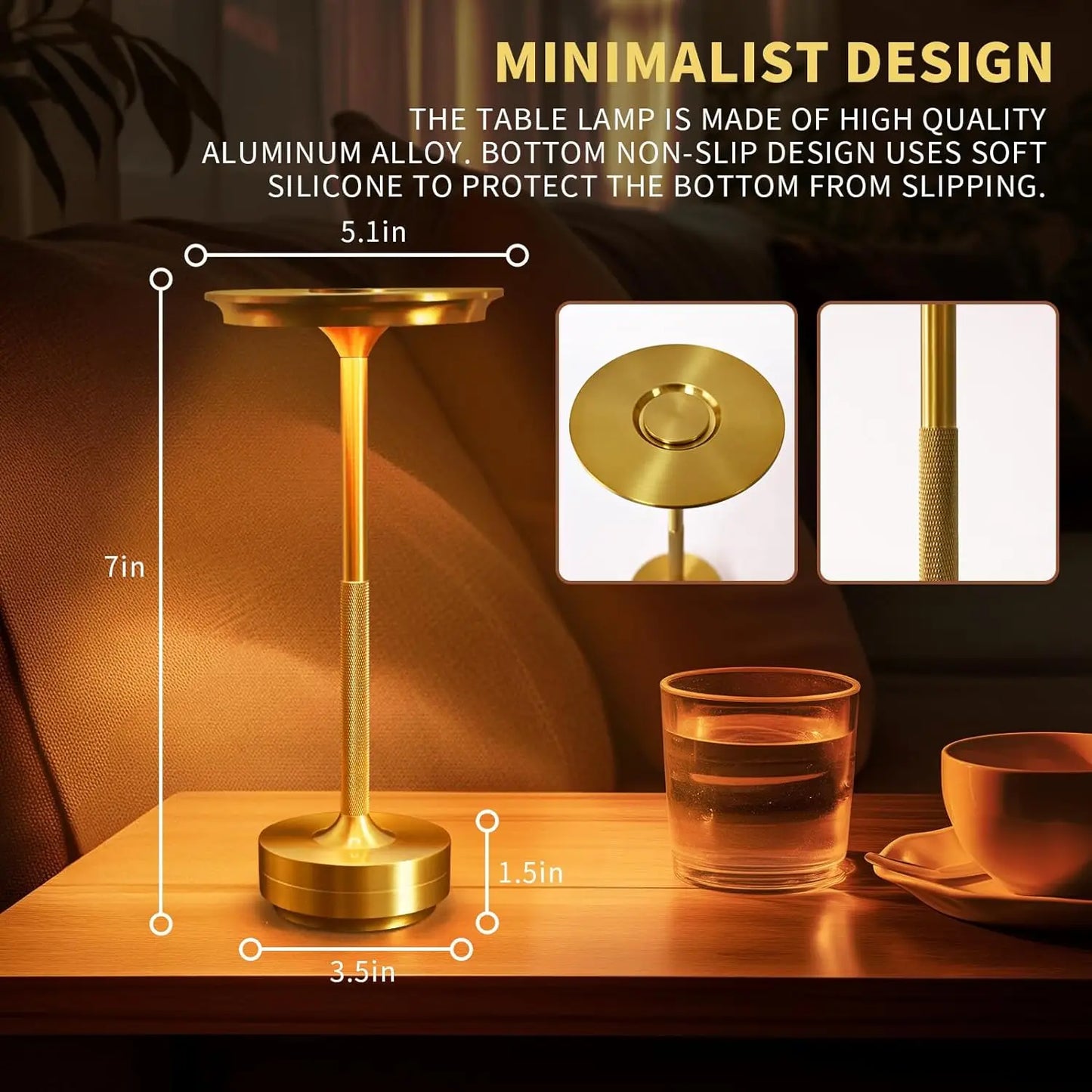 Touch Table Lamp for Modern Living - LED Touch Table Lamp