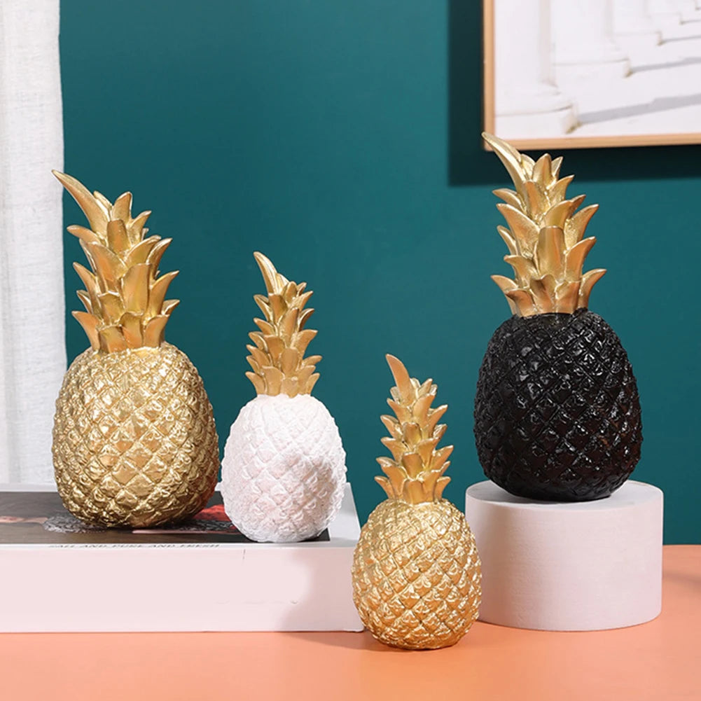 Elegant Pineapple Resin Ornament
