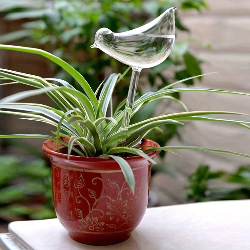 Elegant Imitation Glass Bird Automatic Waterer