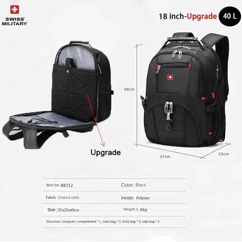 The Swiss-Style Laptop & Travel Backpack