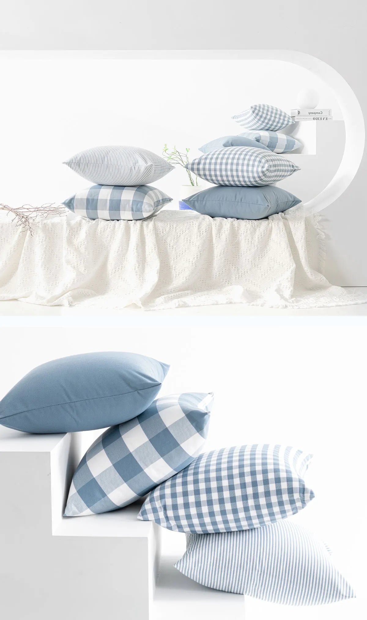 Crafted from quality fabric, it offers both comfort and durability, while the hidden zip fastening ensures a neat finish and easy removal for cleaning. Available in two versatile sizes — 30x50cm and 45x45cm — it suits a v