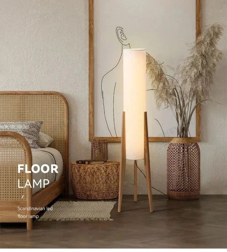 Sleek Modern Iron Floor Lamp