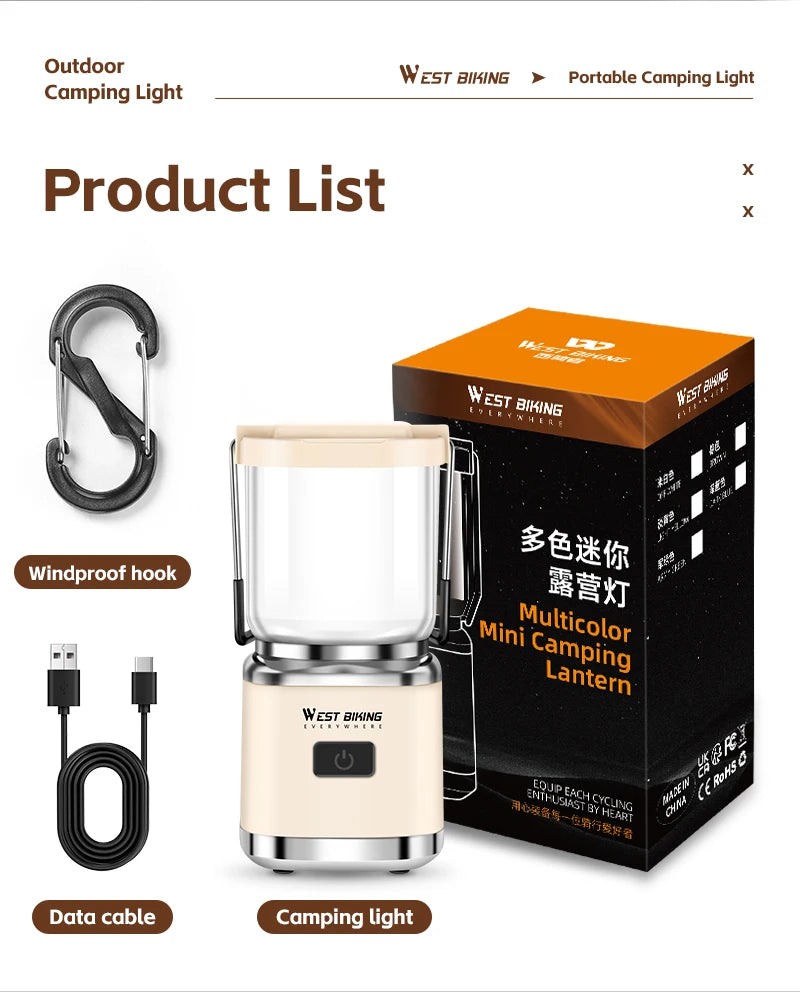 LumaGlow Mini Camping Lantern