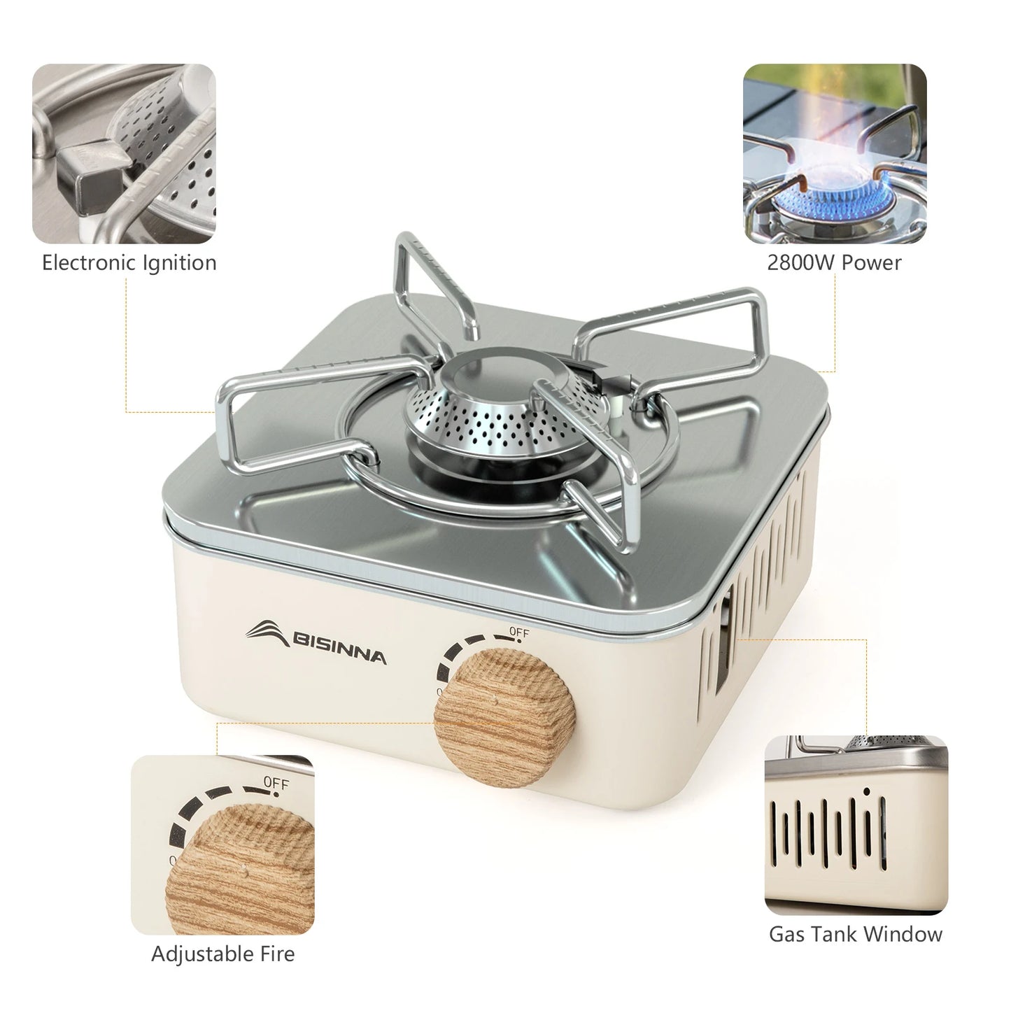 BlazePro 2800W Portable Camping Gas Stove
