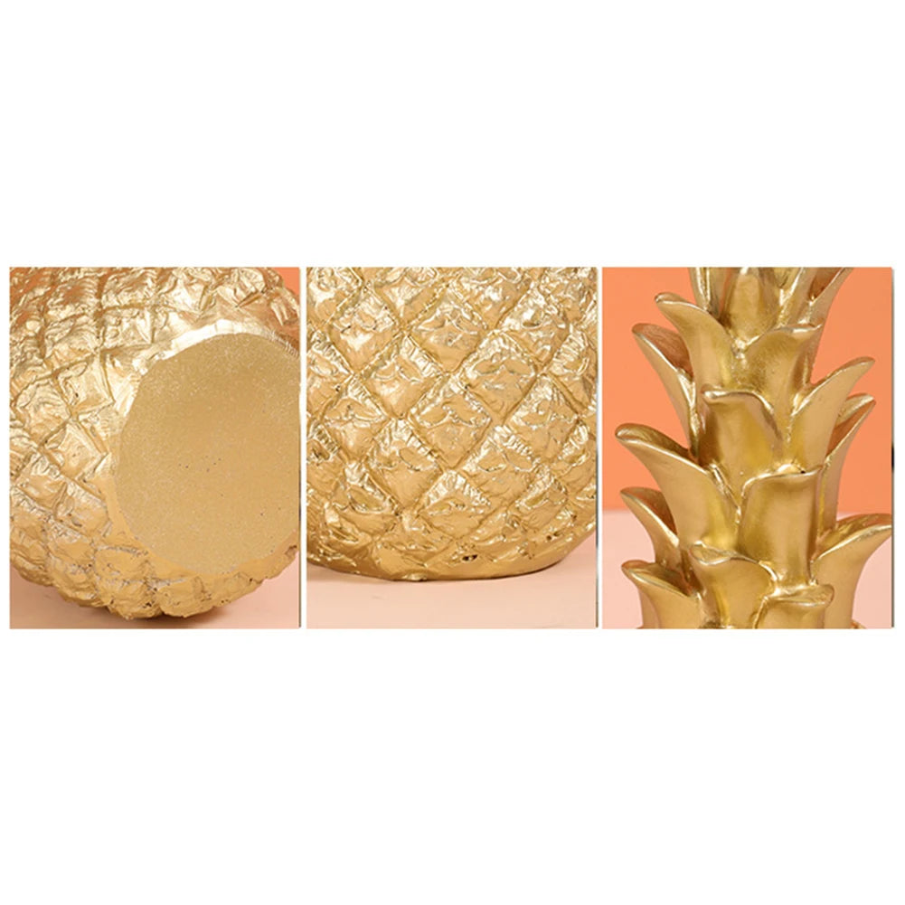 Elegant Pineapple Resin Ornament