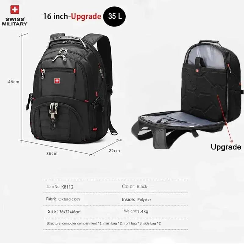 The Swiss-Style Laptop & Travel Backpack