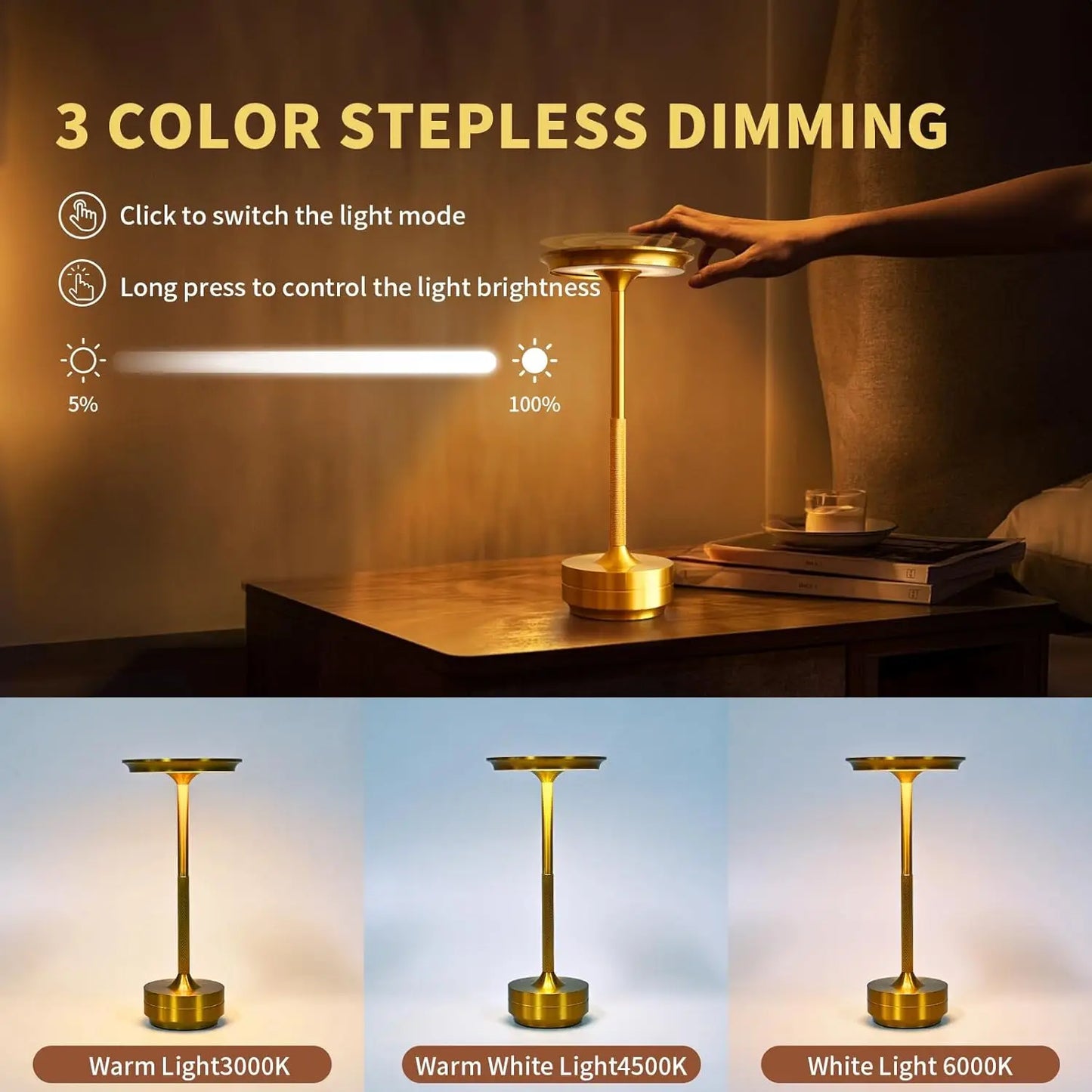 Touch Table Lamp for Modern Living - LED Touch Table Lamp