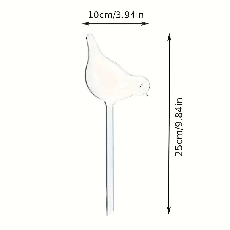 Elegant Imitation Glass Bird Automatic Waterer