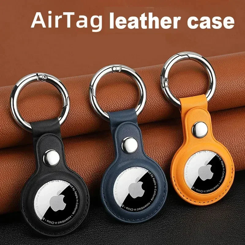 Sleek Protection with Timeless Style – PU Leather AirTag Case