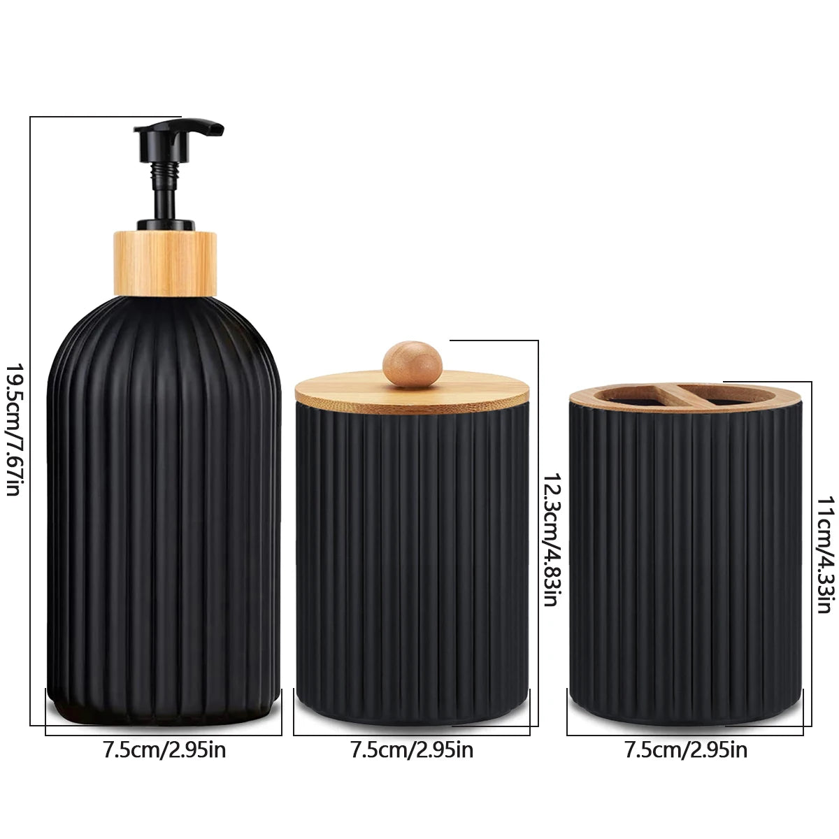 Elevate your bathroom décor with this elegant and practical Bathroom Countertop Organiser Set. Designed for both style and function, this all-in-one solution keeps your essentials tidy and easily accessible.