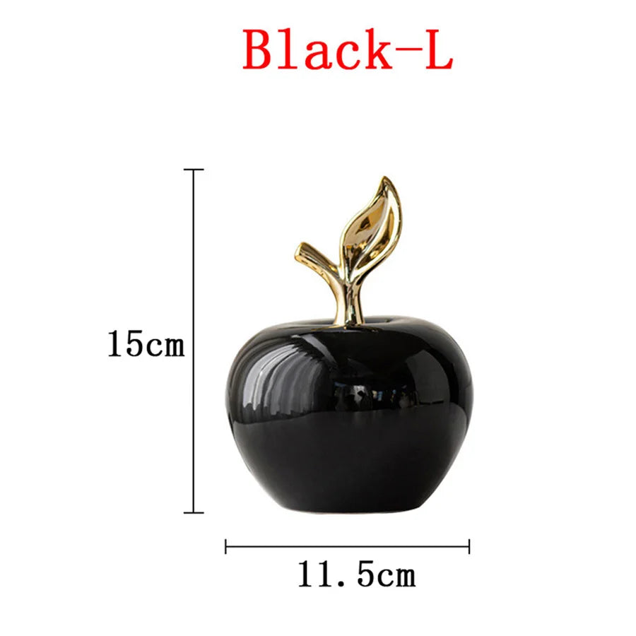 Charming Ceramic Apple Figurine