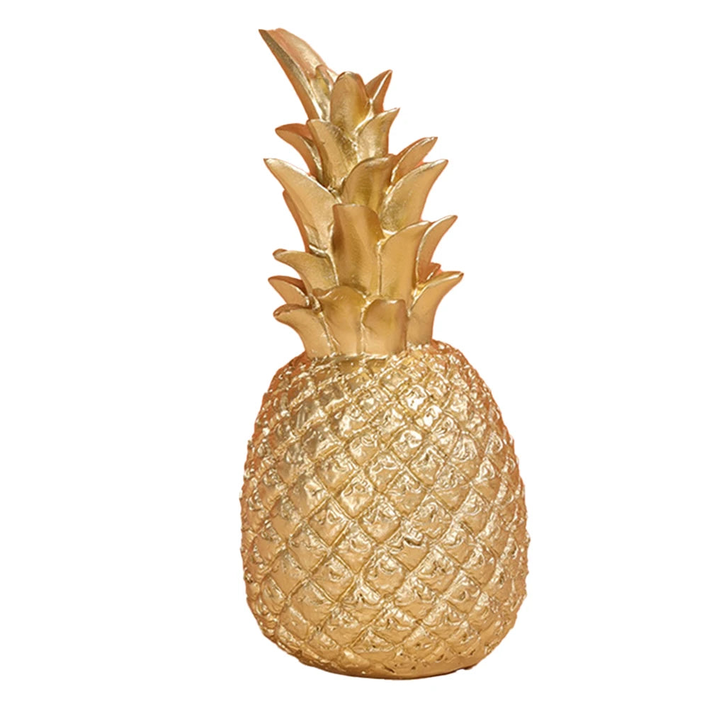 Elegant Pineapple Resin Ornament