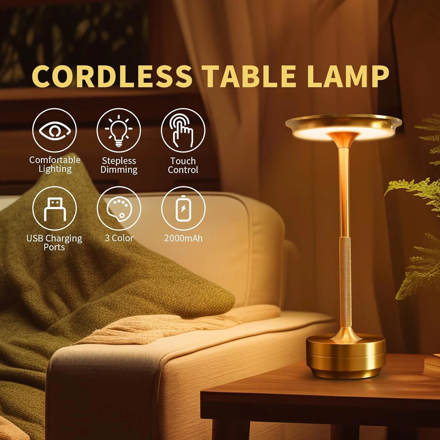 Touch Table Lamp for Modern Living - LED Touch Table Lamp