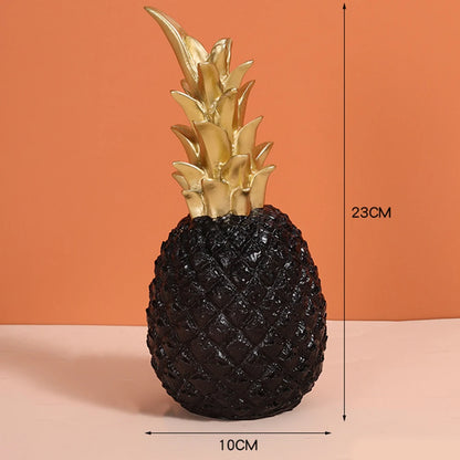 Elegant Pineapple Resin Ornament