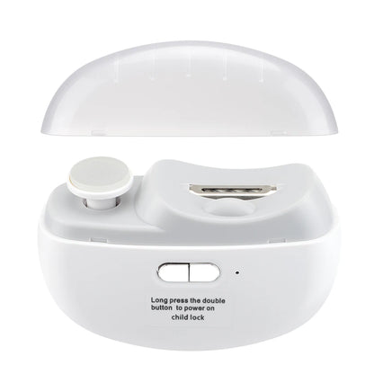 Electric Nail Clipper with Light & Polishing Function
