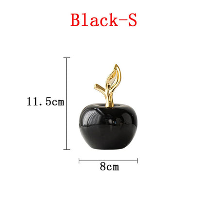 Charming Ceramic Apple Figurine