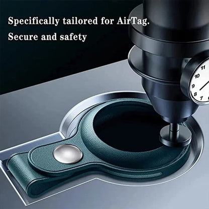 Sleek Protection with Timeless Style – PU Leather AirTag Case