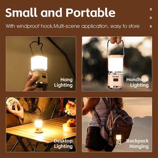 LumaGlow Mini Camping Lantern