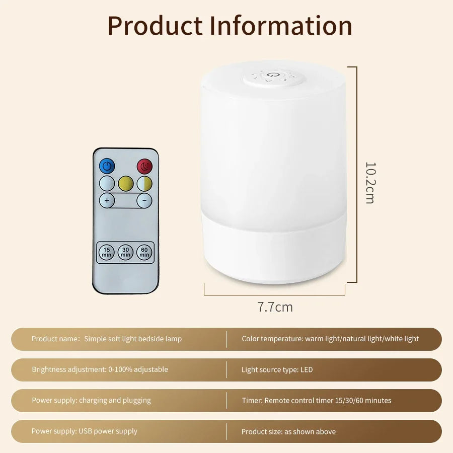 Touch-Control LED Atmosphere Night Light