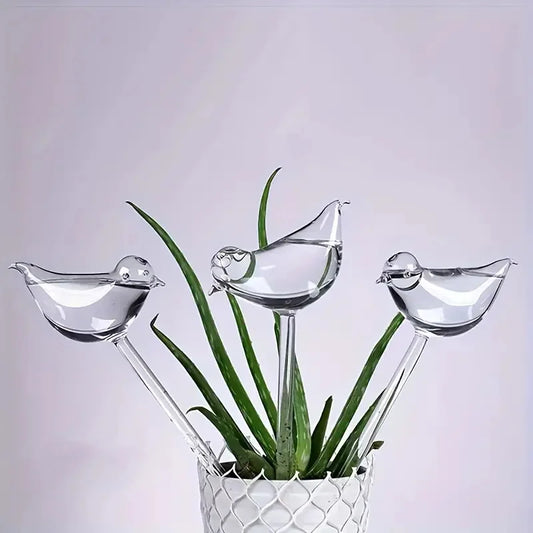 Elegant Imitation Glass Bird Automatic Waterer