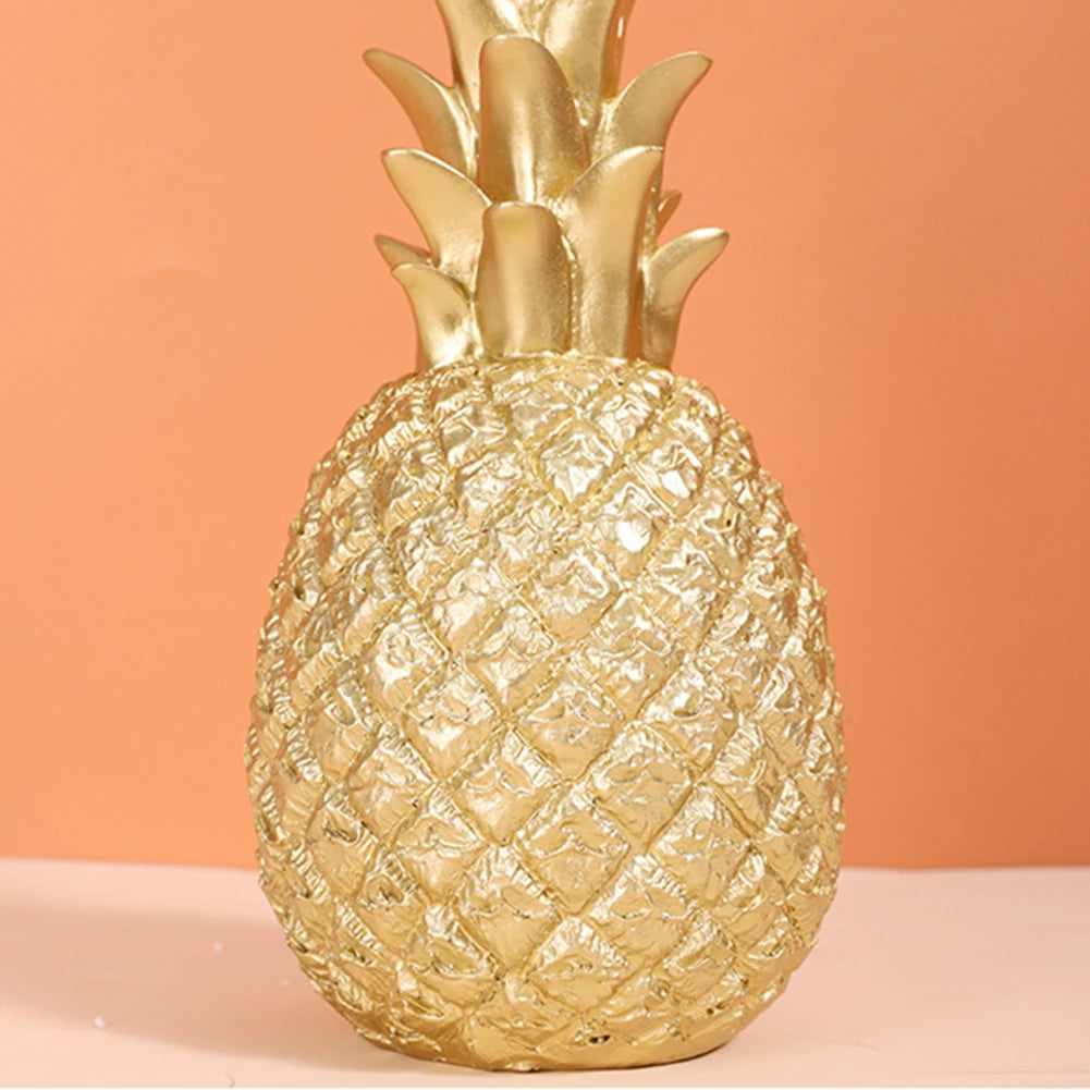 Elegant Pineapple Resin Ornament