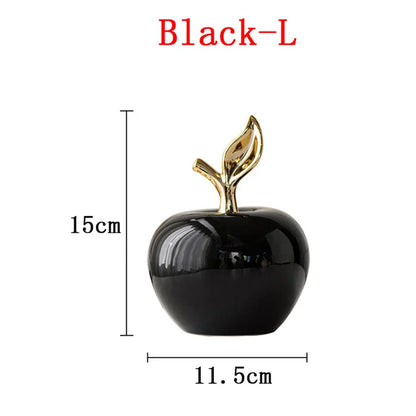Charming Ceramic Apple Figurine