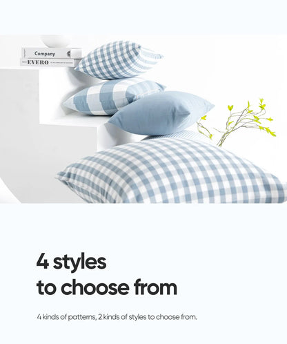Crafted from quality fabric, it offers both comfort and durability, while the hidden zip fastening ensures a neat finish and easy removal for cleaning. Available in two versatile sizes — 30x50cm and 45x45cm — it suits a v